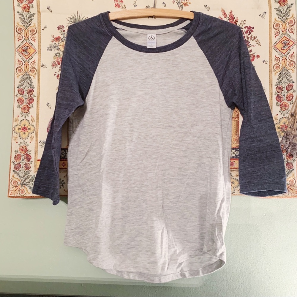 Grey Raglan Tee